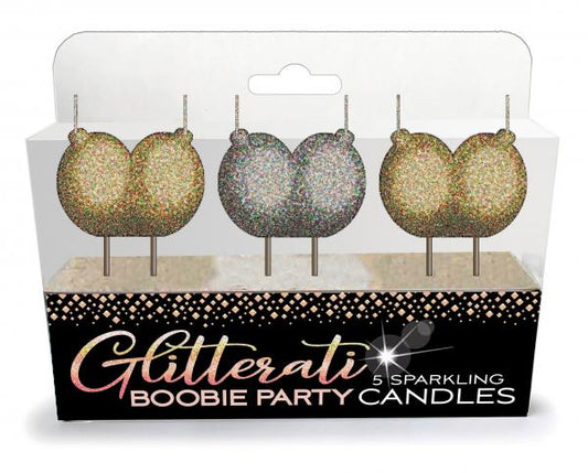 Glitterati Boobie Candle Set