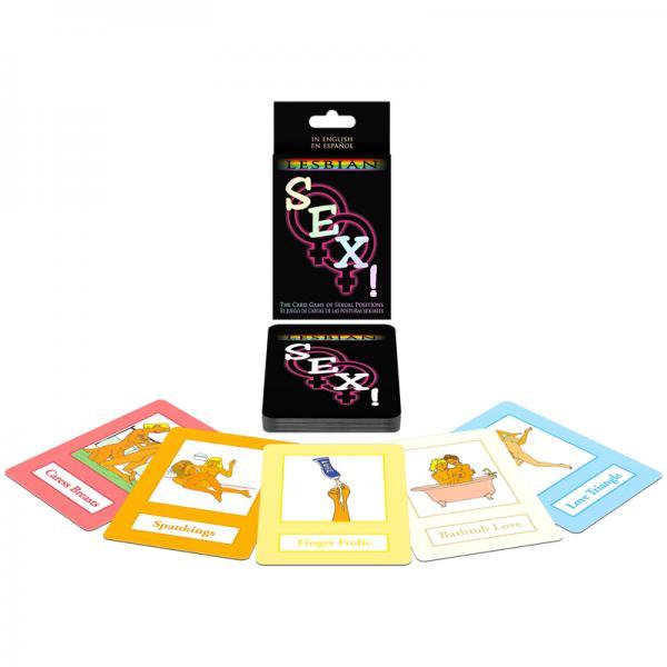 Lesbian sex card game