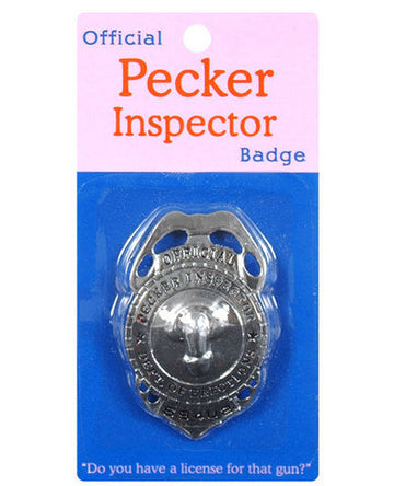 Pecker inspector badge