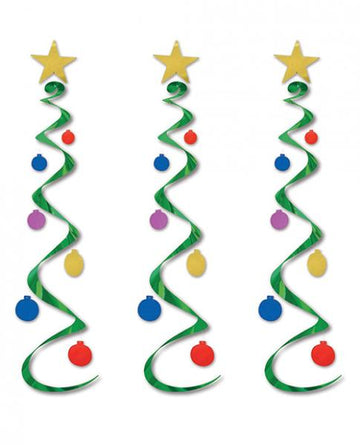 Holiday Tree Whirls DÃ©cor - Multi Color
