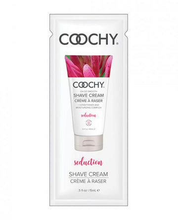 Coochy Seduction Shave Cream Foil - .5 Oz Honeysuckle/citrus