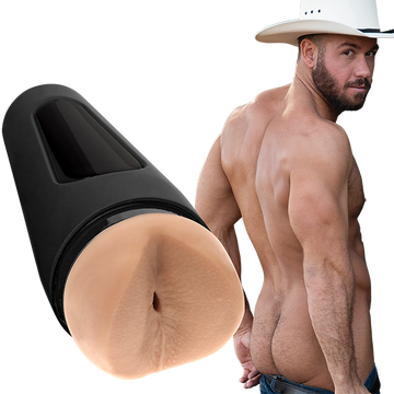 Man Squeeze Ultraskyn Ass Stroker - Chad White