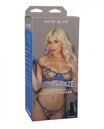 Main Squeeze Ultraskyn Pussy Stroker - Skye Blue