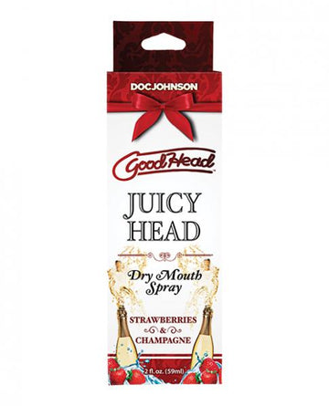 Goodhead Juicy Head Dry Mouth Spray - 2 Oz Strawberries & Champagne