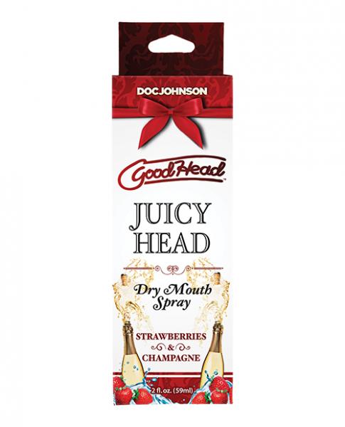 Goodhead Juicy Head Dry Mouth Spray - 2 Oz Strawberries & Champagne