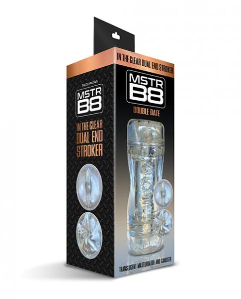 Mstr B8 Double Date  In The Clear Dual End Stroker