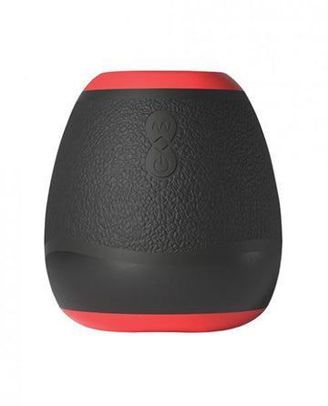 Ninja Open-ended Vibrating Stroker Male Masturbator - Black