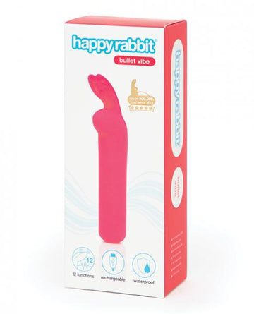 Happy Rabbit Rechargeable Bullet - Pink