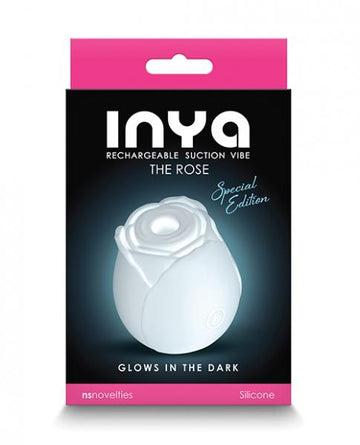 Inya The Rose Rechargeable Suction Vibe - Glow In The Dark