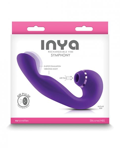Inya Symphony G Spot Vibe W/suction - Purple