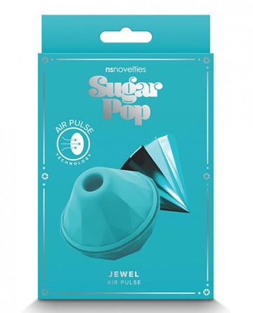Sugar Pop Jewel Air Pulse Vibrator - Teal
