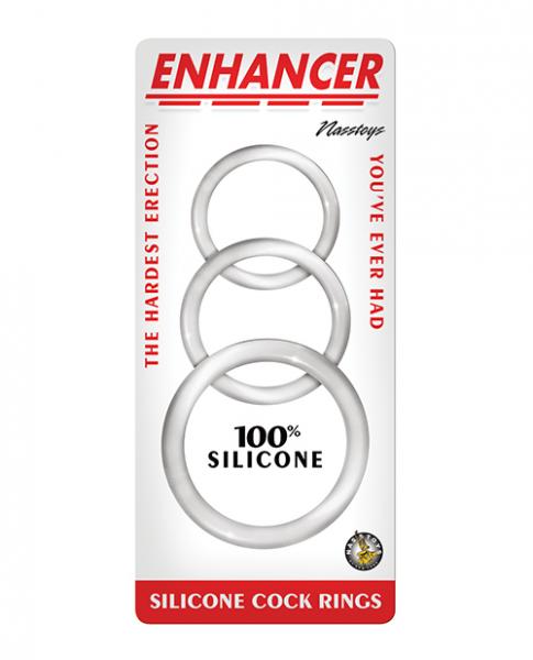 Enhancer Silicone Cockrings - Clear