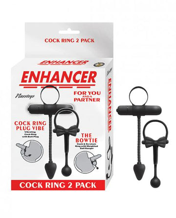 Enhancer Cockring 2 Pack - Black