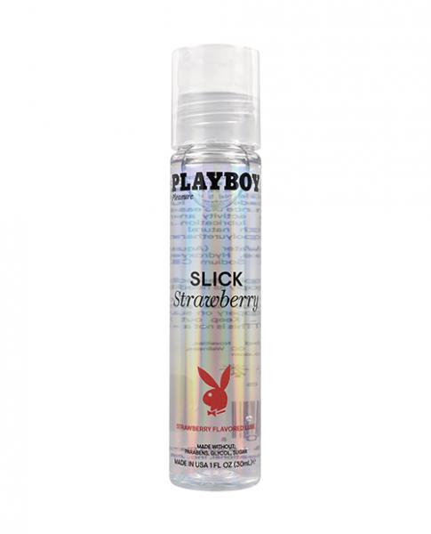 Playboy Pleasure Slick Lubricant -  1 Oz Strawberry