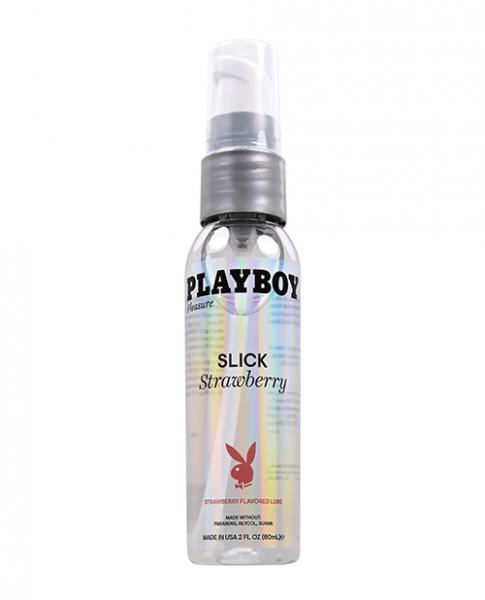 Playboy Pleasure Slick Lubricant -  2 Oz Strawberry
