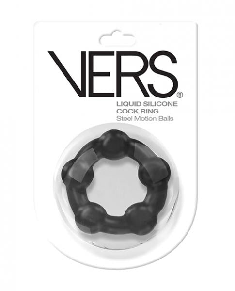 Vers Mobon Ball Cock Ring - Black