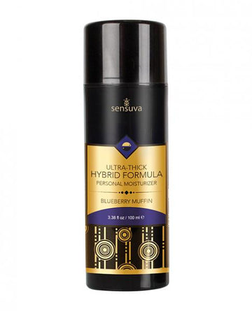 Sensuva Ultra Thick Hybrid Personal Moisturizer - 3.38 Oz Blueberry Muffin