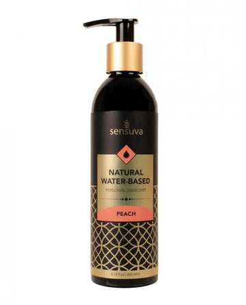 Sensuva Natural Water Based Personal Moisturizer - 8 Oz Peach