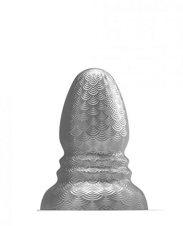 665 Stretch'r Ripple Butt Plug - M Gun Metal