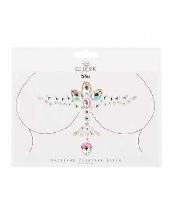 Shots Bliss Dazzling Cleavage Bling Sticker O/s
