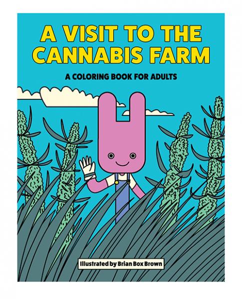 Wood Rocket A Visit To The Cannabis Farm Coloring Book