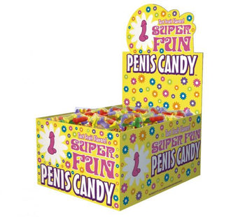 Super Fun Penis Candy 5 Pieces Per Bag Display Of 100