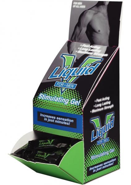 Liquid V For Men Stimulating Gel Bowl (50 Pieces)