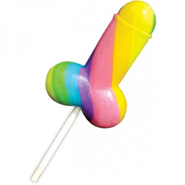 Rainbow Cock Pops 12 Per Display
