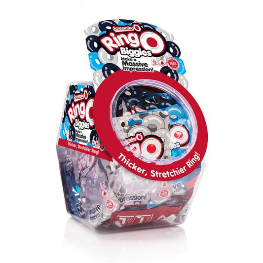 Screaming O Ringo Biggies In Candy Bowl - Assorted (36pc)