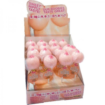 Lil Boobie Pops Boobie Shape Candy Lollipops 9pc Display
