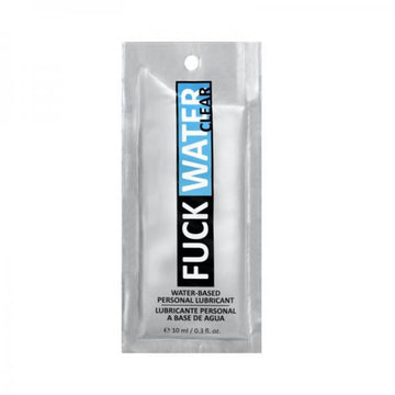 Fuck Water Clear H2o .3oz Packet (100/box)  Item Comes In Plain White Box