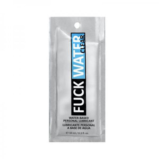 Fuck Water Clear H2o .3oz Packet (100/box)  Item Comes In Plain White Box