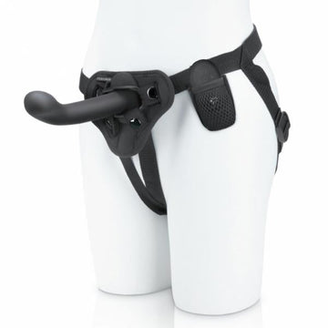Pegasus 6" Wirelss Remote Control P-spot/g-spot Peg With Harness Black