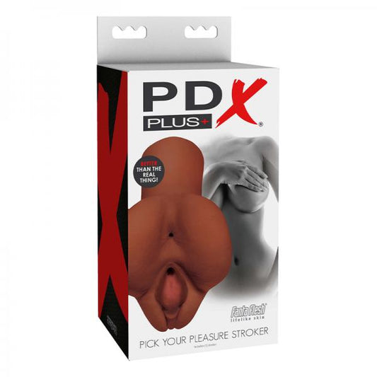 Pdx Plus Pick Your Pleasure Stroker Brown