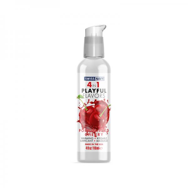 4 In 1 Playful Flavors Poppin Wild Cherry 4 Oz.