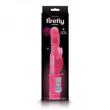 Firefly Thumper Thrusting Rabbit Vibrator - Pink