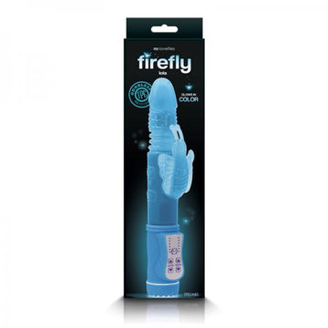 Firefly Lola Thrusting Rabbit Vibrator - Blue
