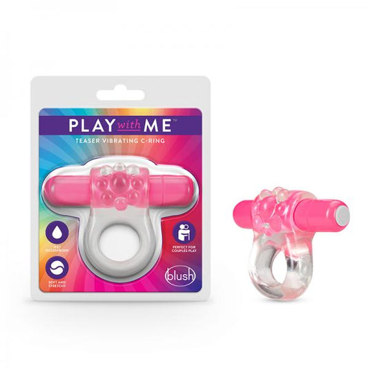 Play With Me  Teaser Vibrating C-ring  Pink
