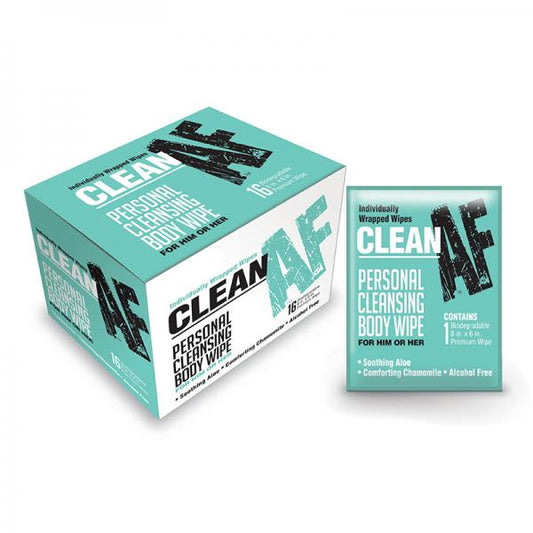 Clean Af Wipes Box Of 16