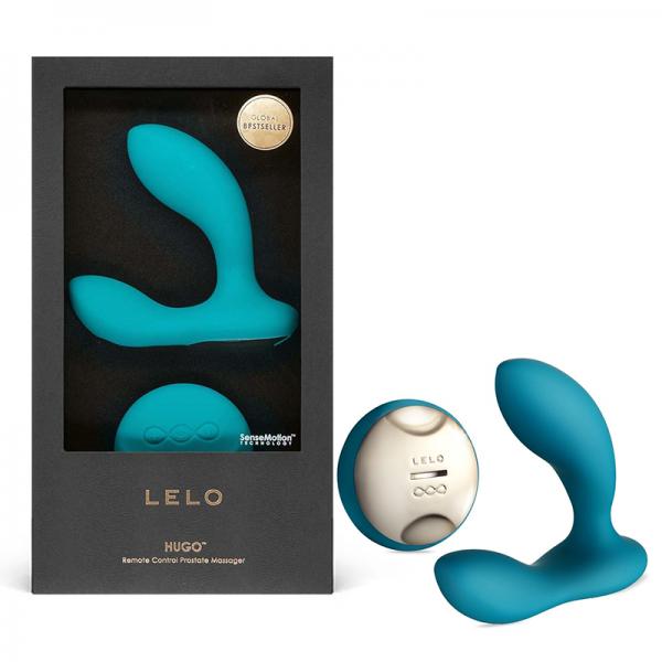 Lelo Hugo Prostate Massager Rechargeable - Ocean Blue