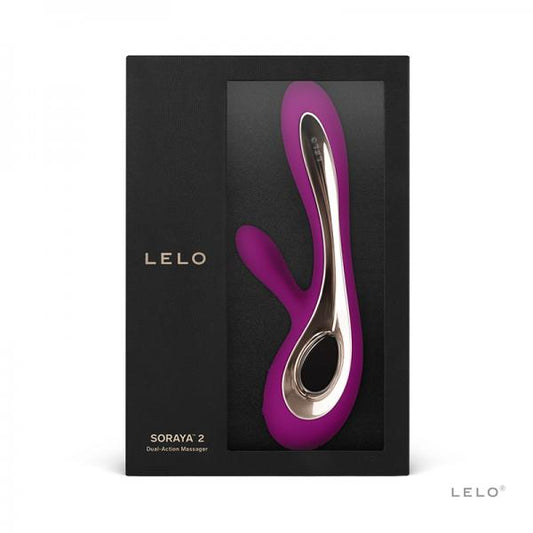 Lelo Soraya 2 Rabbit Massager Rechargeable - Deep Rose
