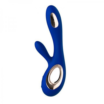Lelo Soraya Wave Rabbit Massager Rechargeable - Midnight Blue
