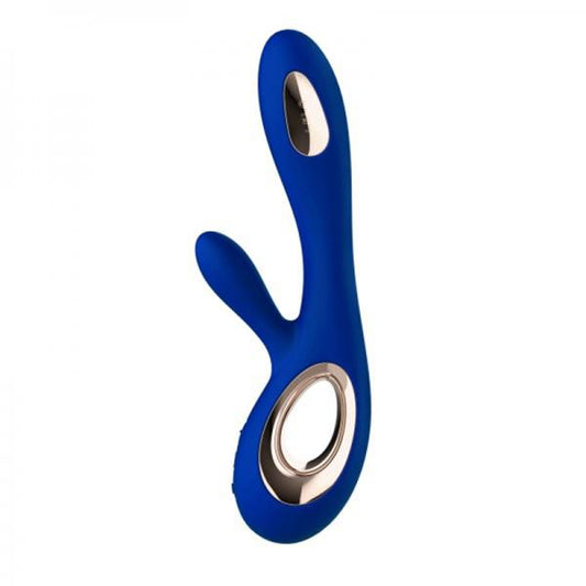 Lelo Soraya Wave Rabbit Massager Rechargeable - Midnight Blue