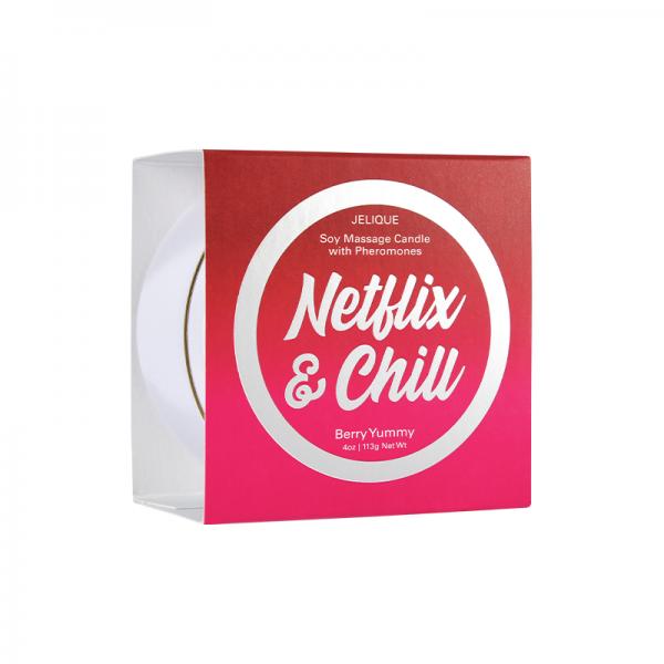 Netflix & Chill Massage Candle Netflix & Chill Berry Yummy 4 Oz/113 G