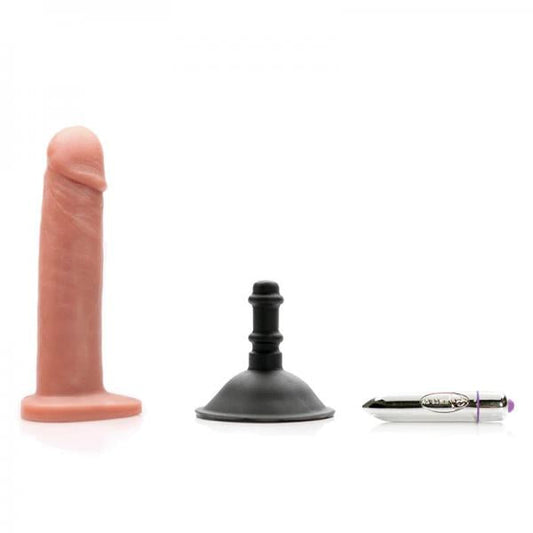 Tantus Alan Vibrating O2 Kit - Cocoa