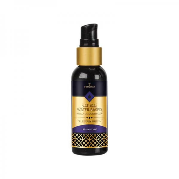 Natural Water-based Personal Lubricant Blueberry 2 Oz. Bottle