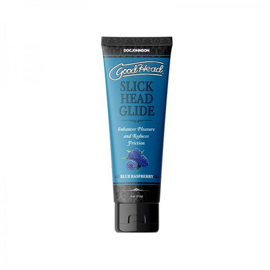 Goodhead Slick Head Glide Blue Raspberry 4 Oz.