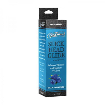 Goodhead Slick Head Glide Blue Raspberry 4 Oz.