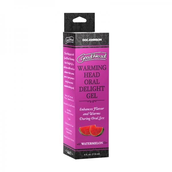 Goodhead Warming Head Oral Delight Gel Watermelon 4 Oz.