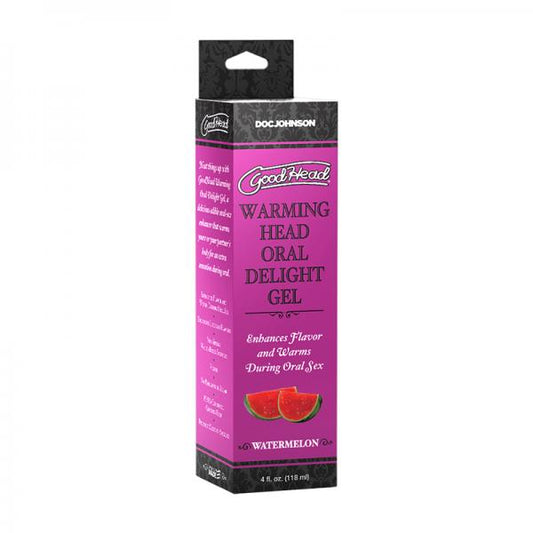Goodhead Warming Head Oral Delight Gel Watermelon 4 Oz.